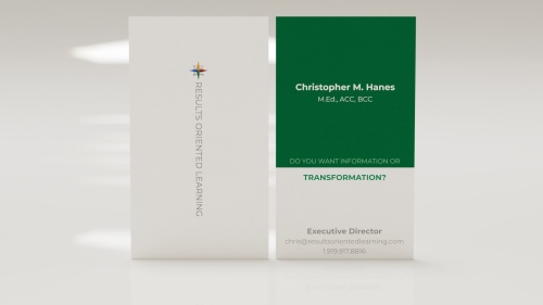 Results Oriented Learning -Business Card